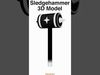 Sledgehammer 3D Model Low-poly 3D model_1