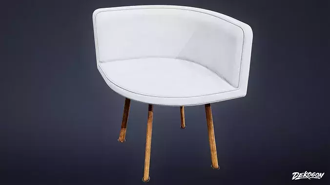 SUBURBS - Table Chairs 04 - LOW POLY AND NANITE Low-poly 3D model 5