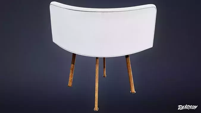SUBURBS - Table Chairs 04 - LOW POLY AND NANITE Low-poly 3D model 7