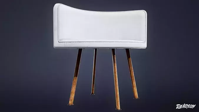 SUBURBS - Table Chairs 04 - LOW POLY AND NANITE Low-poly 3D model 6