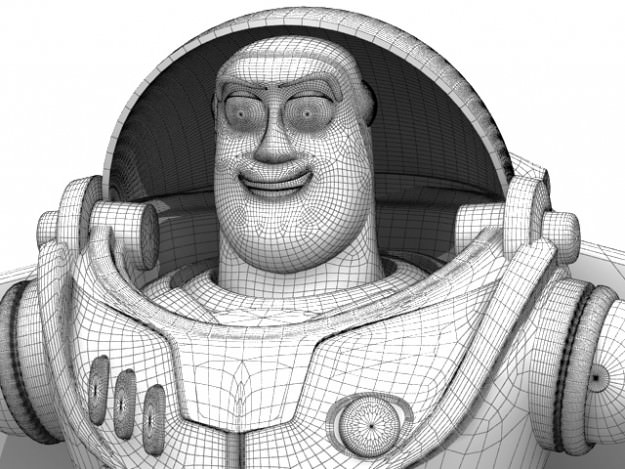 Buzz Lightyear Rigged 3D model_14