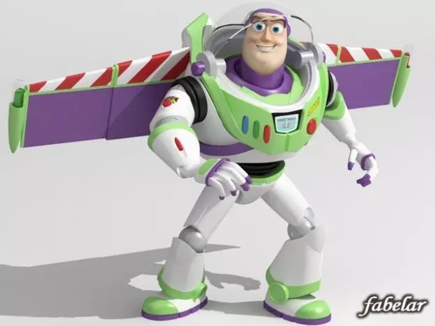 Buzz Lightyear Rigged 3D model_0