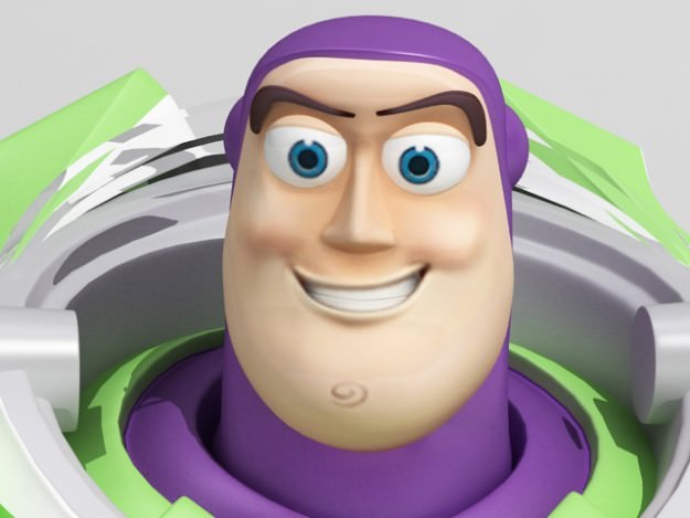 Buzz Lightyear Rigged 3D model_10