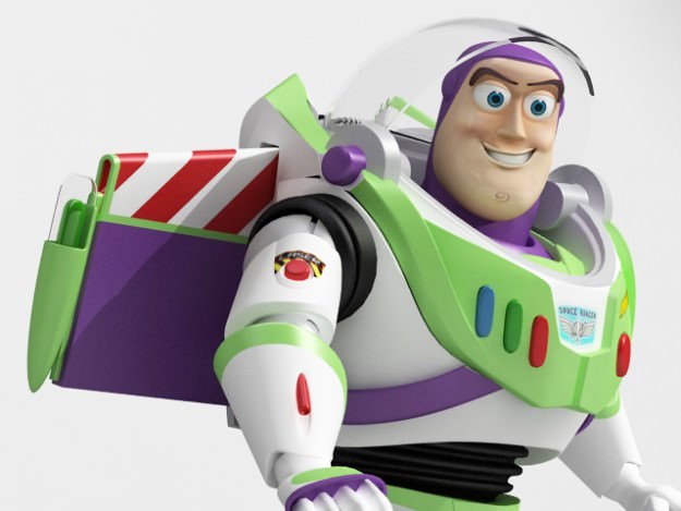 Buzz Lightyear Rigged 3D model_4