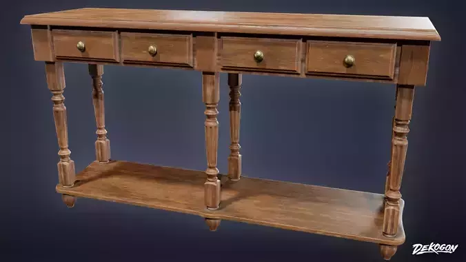 SUBURBS - Table Decor 01 - LOW POLY AND NANITE