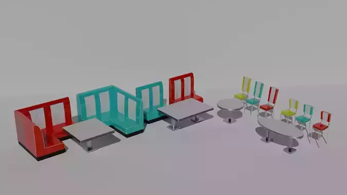 retro dinners 50s furniture collection 