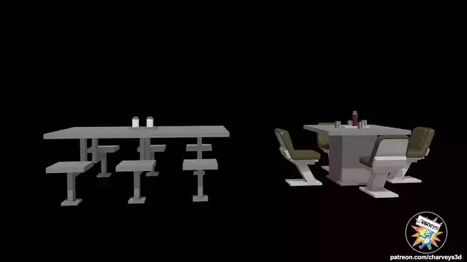 Star Wars Imperial Mess Hall Tables Morak for action figures