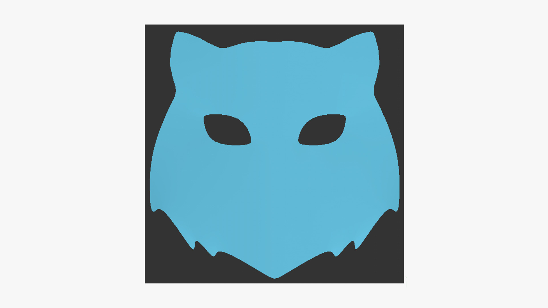 Tiger Mask Paper 03 - Character Design Fashion Low-poly 3D model_11