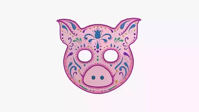 Pig Mask Paper 04 - Character Design Fashion