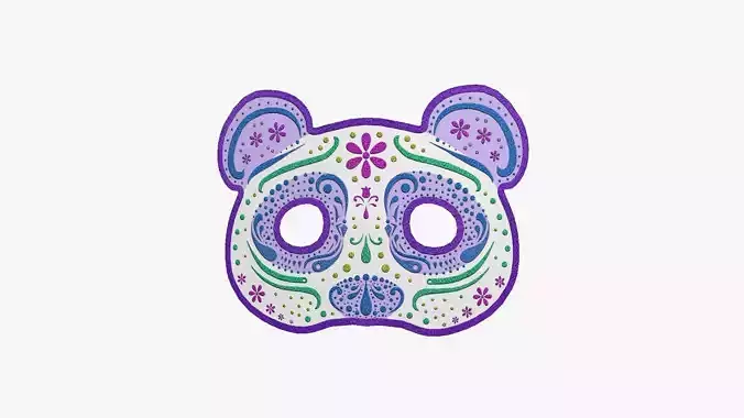 Panda Mask Paper 04 - Character Design Fashion