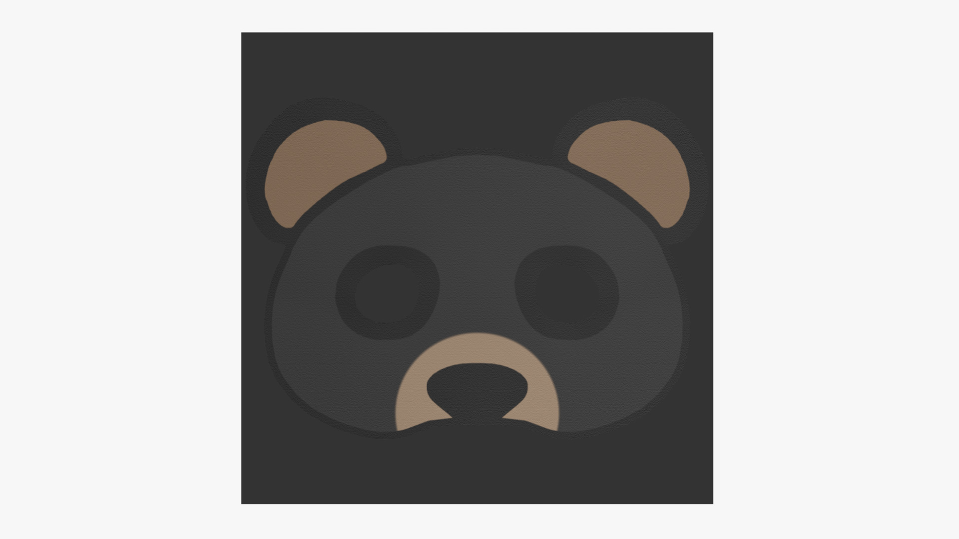 Panda Mask Paper 03 - Character Design Fashion Low-poly 3D model_4