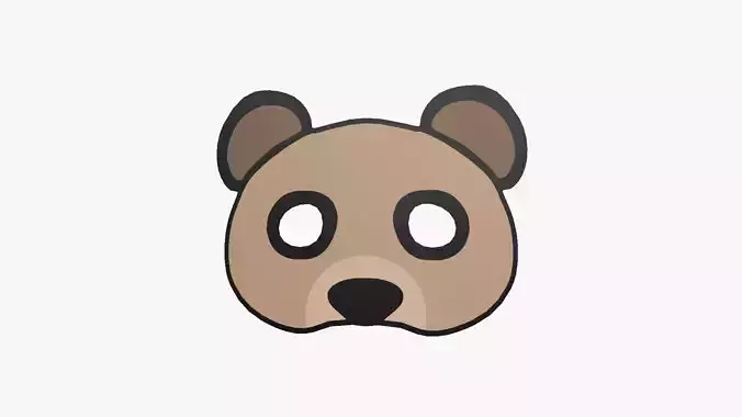 Panda Mask Paper 02 - Character Design Fashion