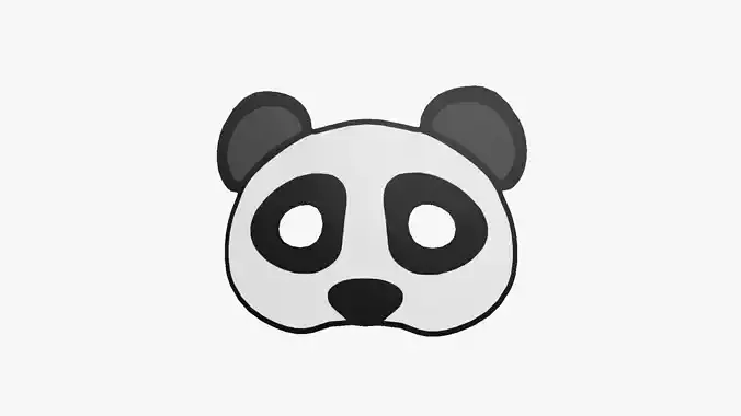 Panda Mask Paper 01 - Character Design Fashion