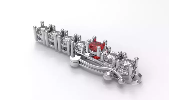 Tennis Bracelet 0l07ct