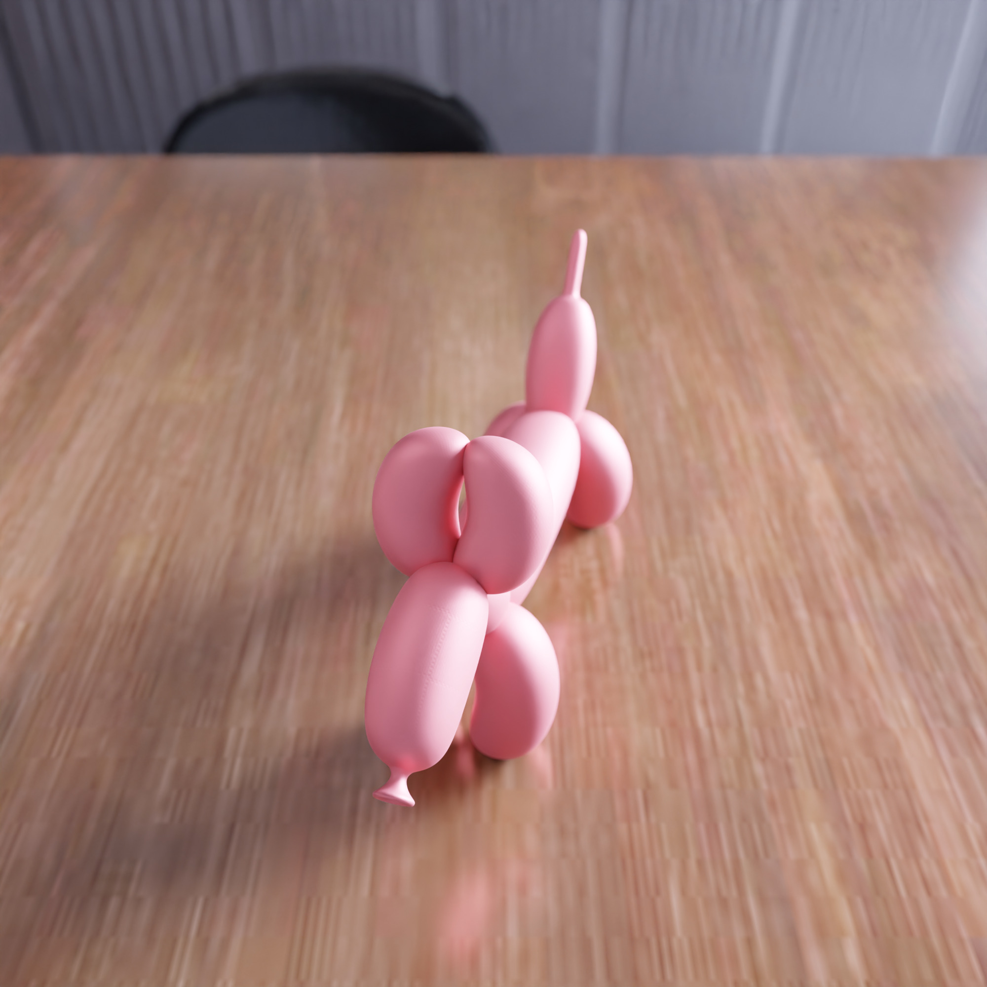 Sausage Dog Balloon Figure - 430 3D print model_3