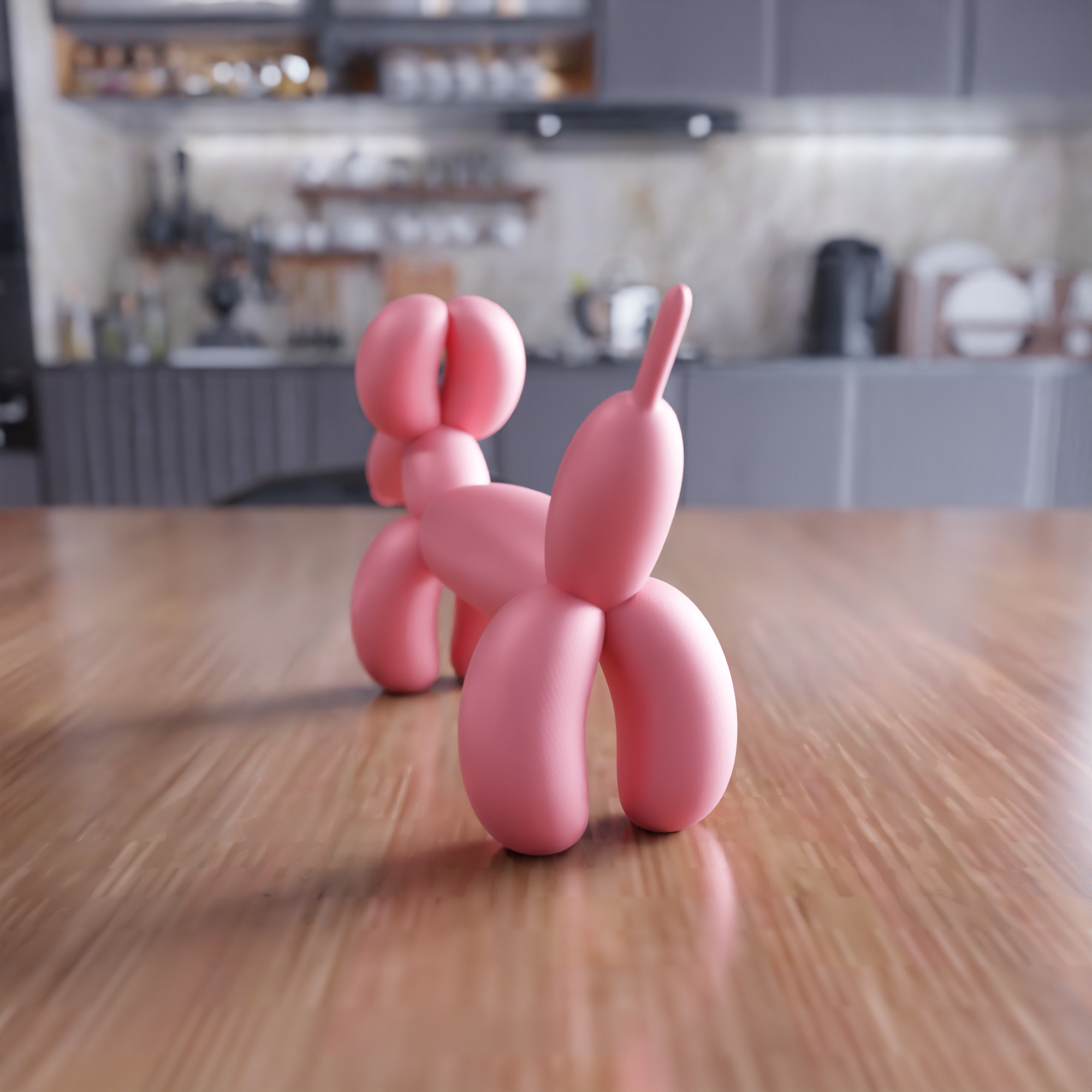 Sausage Dog Balloon Figure - 430 3D print model_5