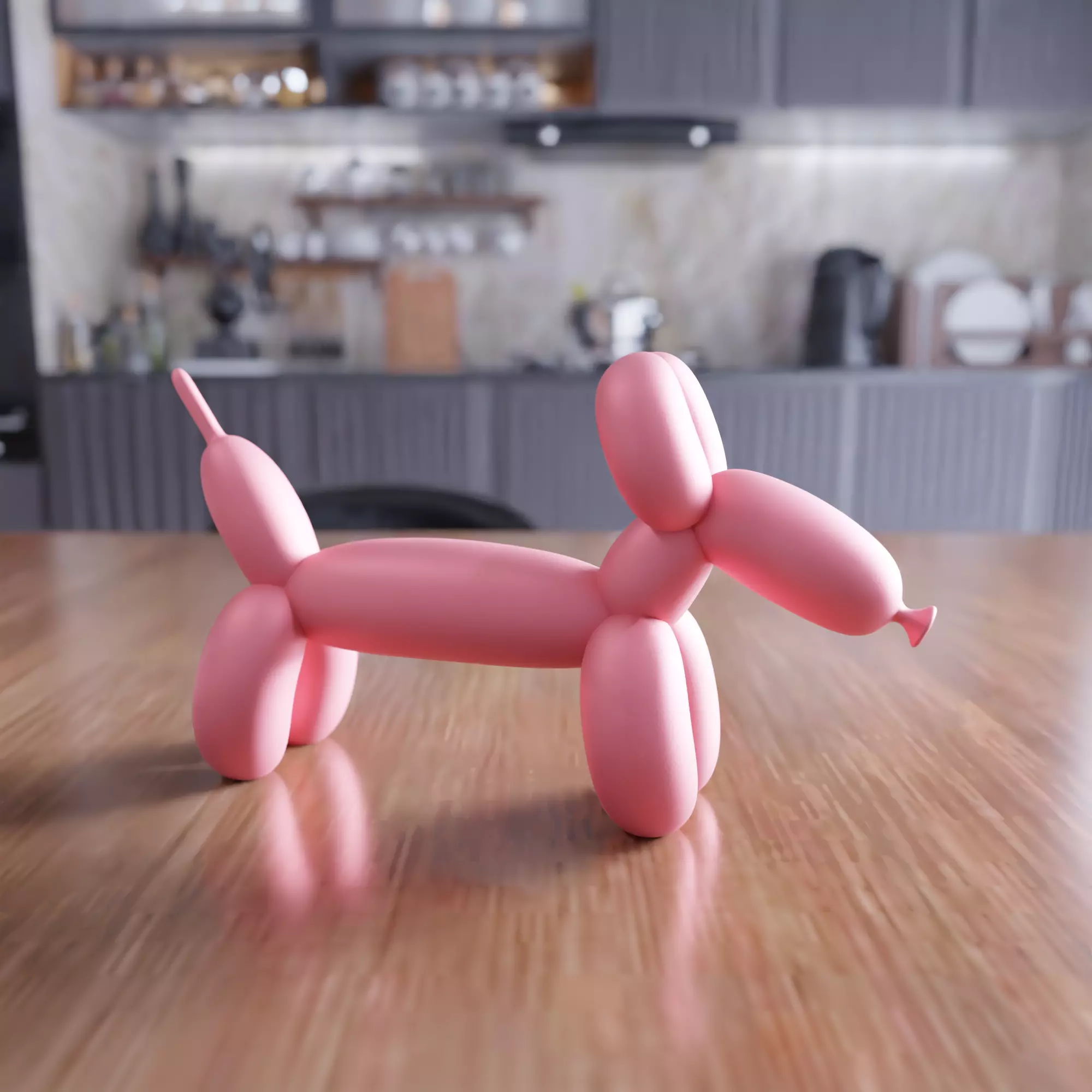 Sausage Dog Balloon Figure - 430 3D print model_1