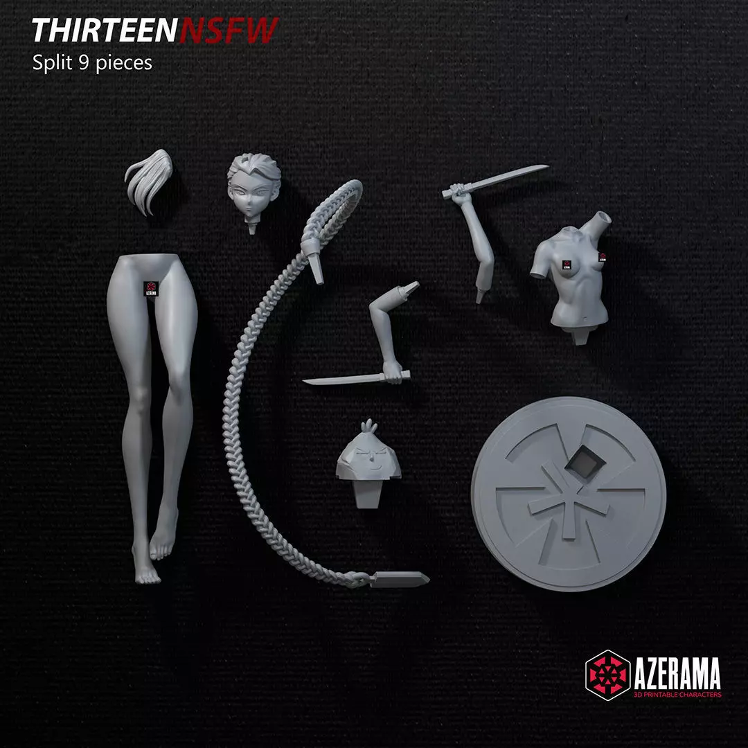 Thirteen NSFW STL Ready for 3D Printing 3D print model_8