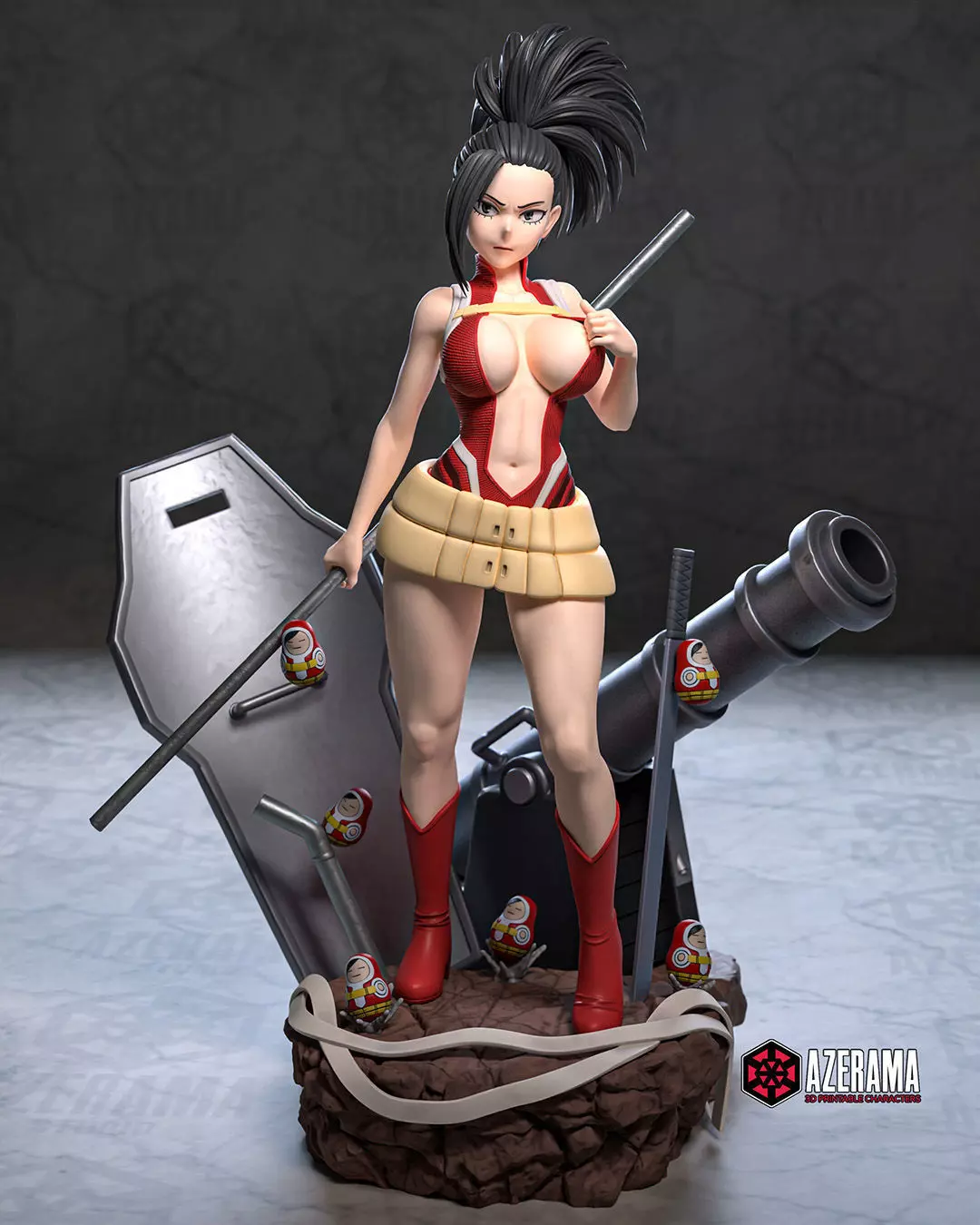  Momo Yaoyorozu STL Ready for 3D Printing 3D print model_0