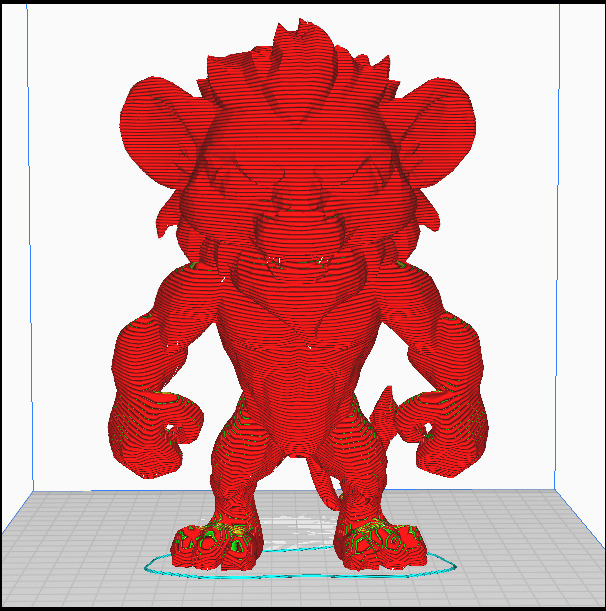 Simba chibi Free 3D print model_1
