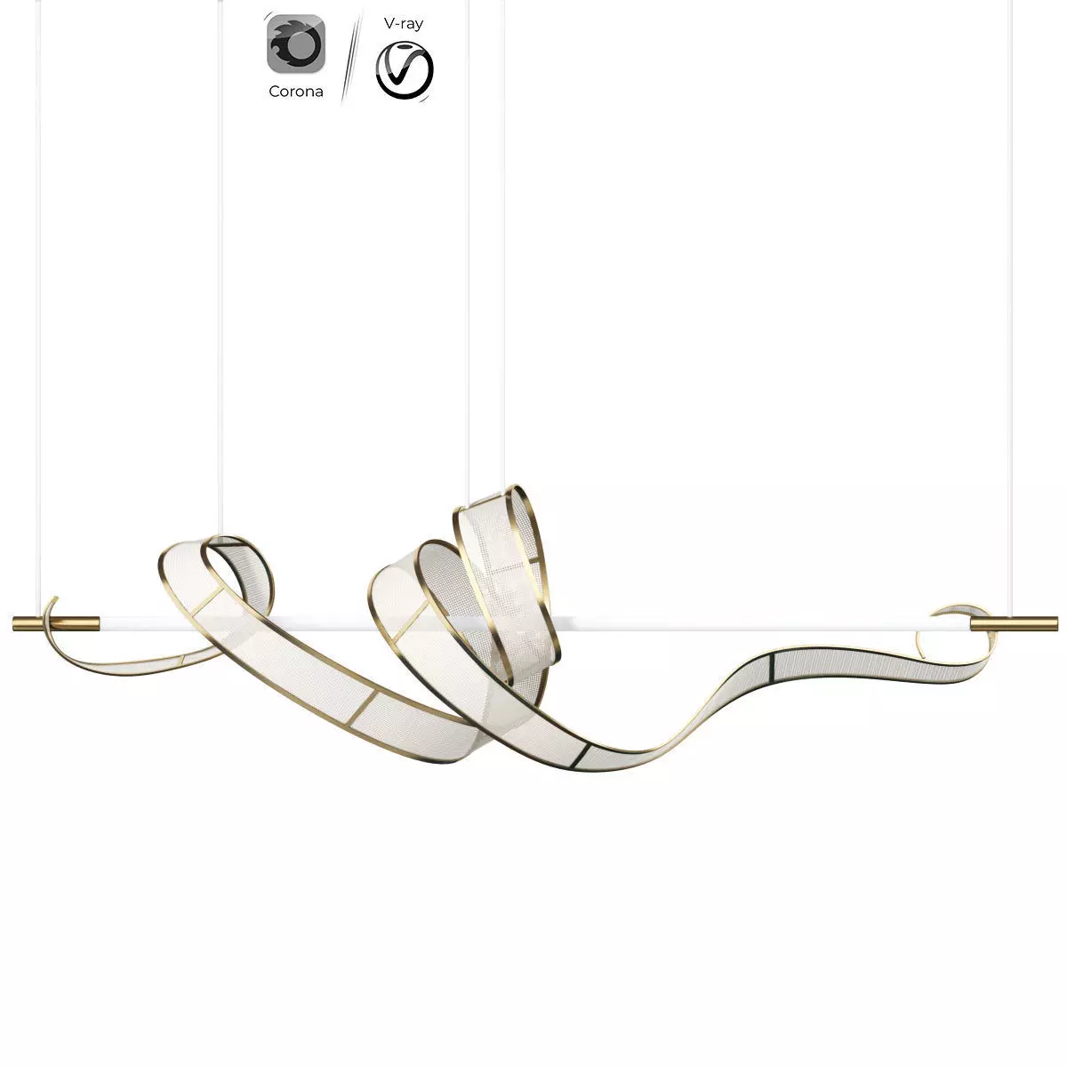 Afralia Modern Indoor Pendant Light Chandelier for Dining Room 3D model_0