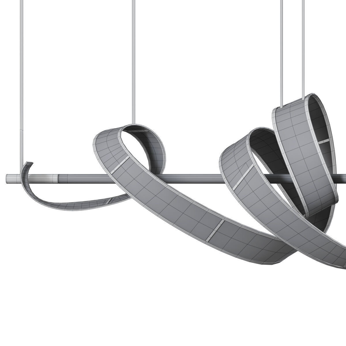 Afralia Modern Indoor Pendant Light Chandelier for Dining Room 3D model_3