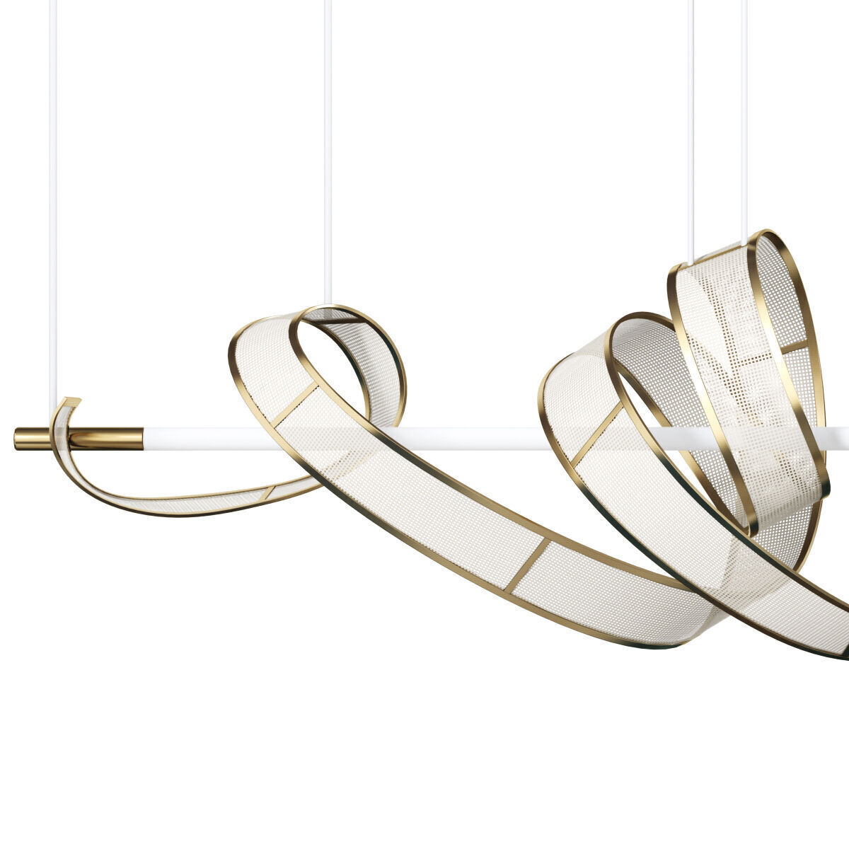 Afralia Modern Indoor Pendant Light Chandelier for Dining Room 3D model_2