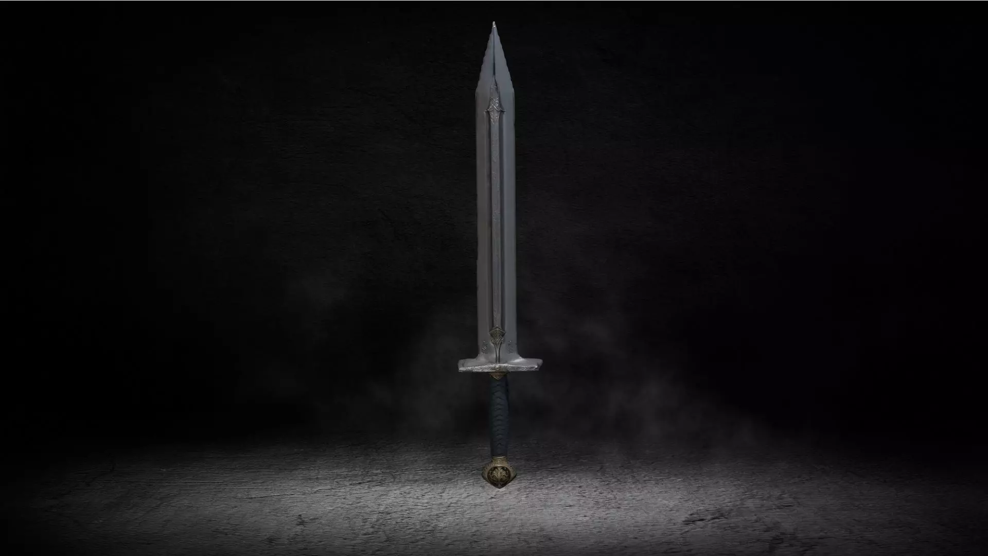 Medieval Kings Relic Greatsword Low-poly 3D Model Low-poly 3D model