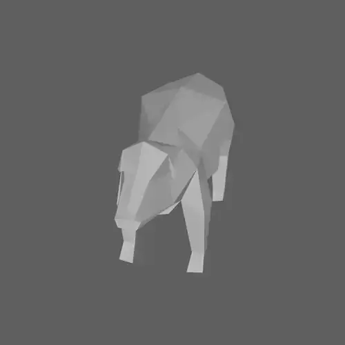 Low Poly Cow