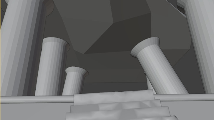 abandoned desert temple Free 3D print model_1