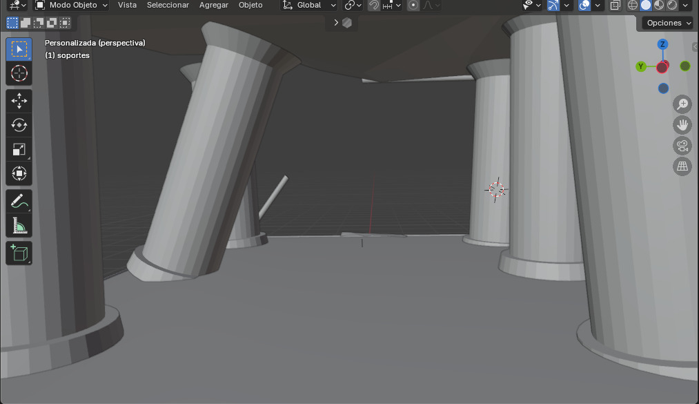 abandoned desert temple Free 3D print model_4