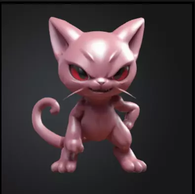 Mew chibi Free 3D print model