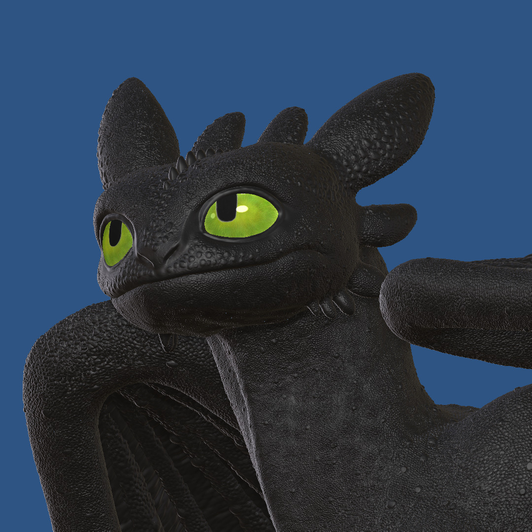 Toothless Walking Pose 3D print model_4
