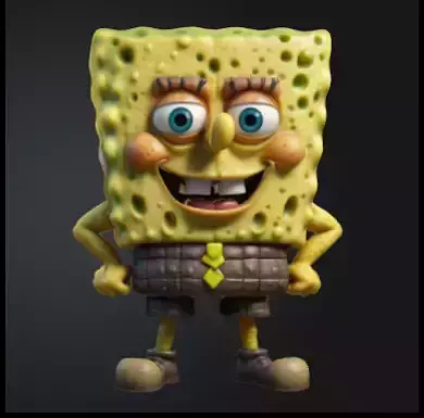 Bob esponja chibi