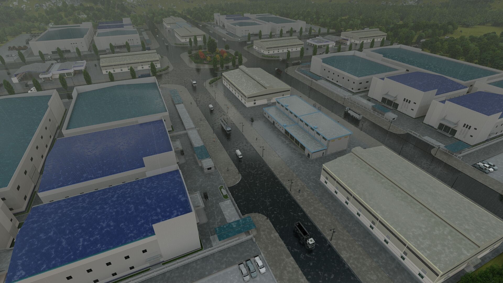 Industrial Factory-Factory building  3D model_6