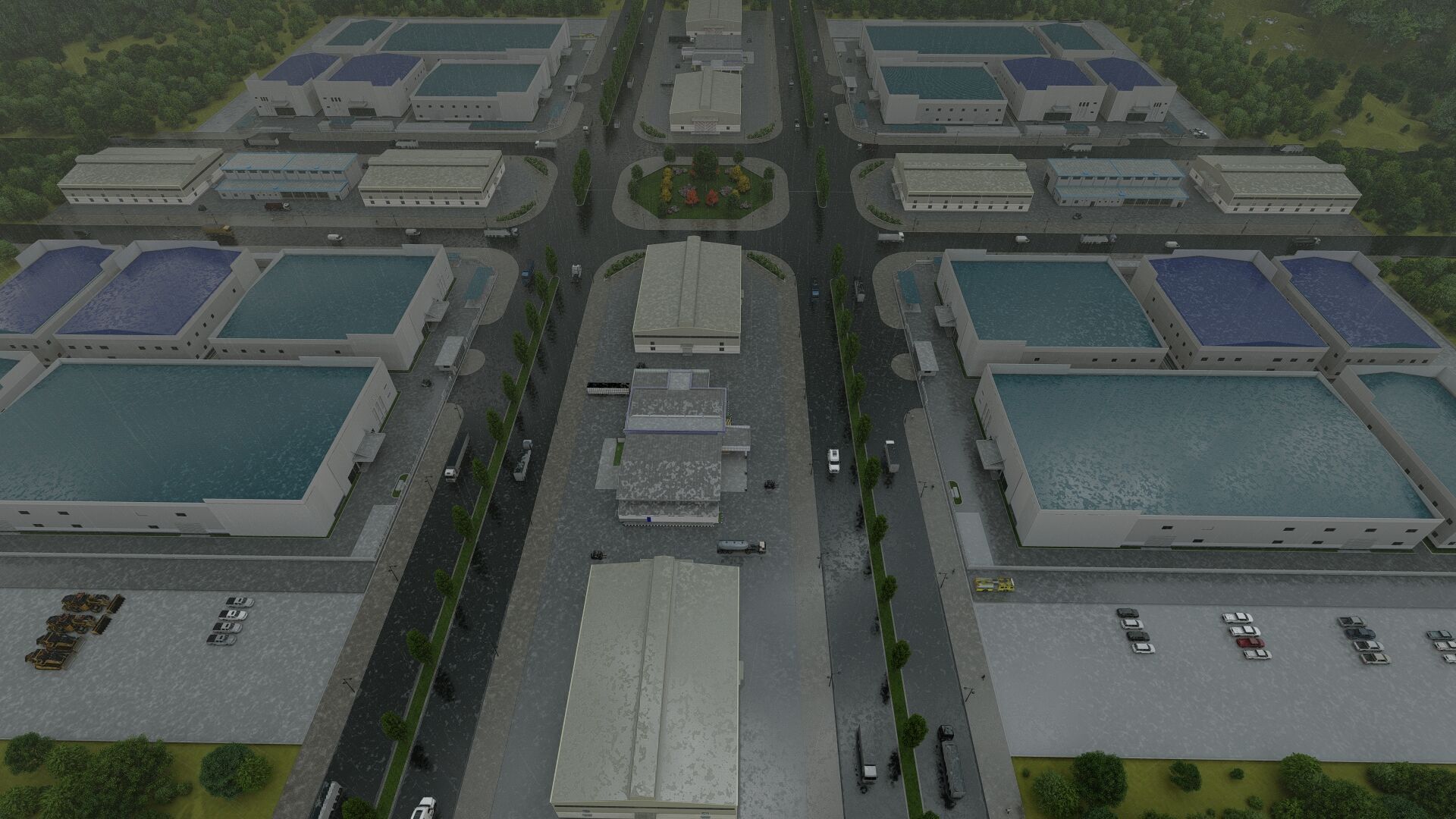 Industrial Factory-Factory building  3D model_5