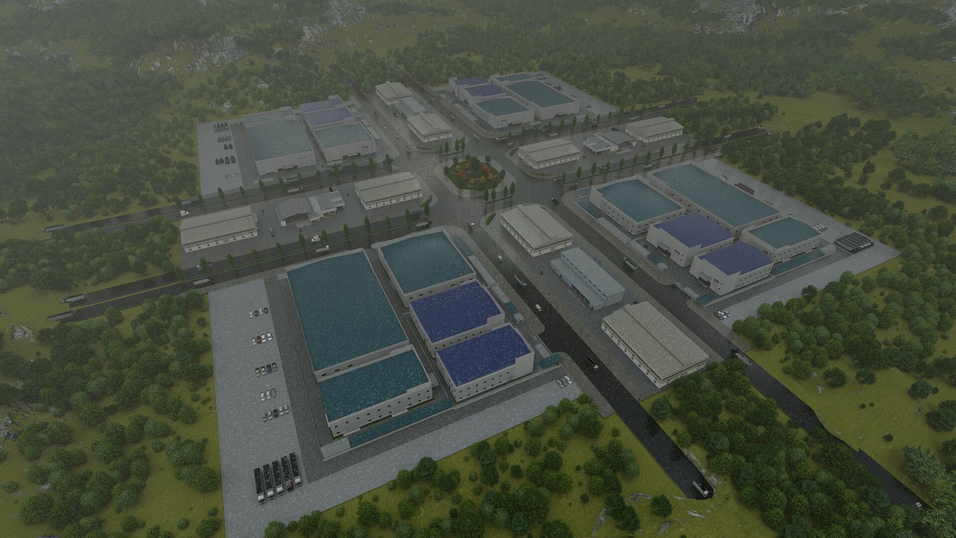 Industrial Factory-Factory building  3D model_15