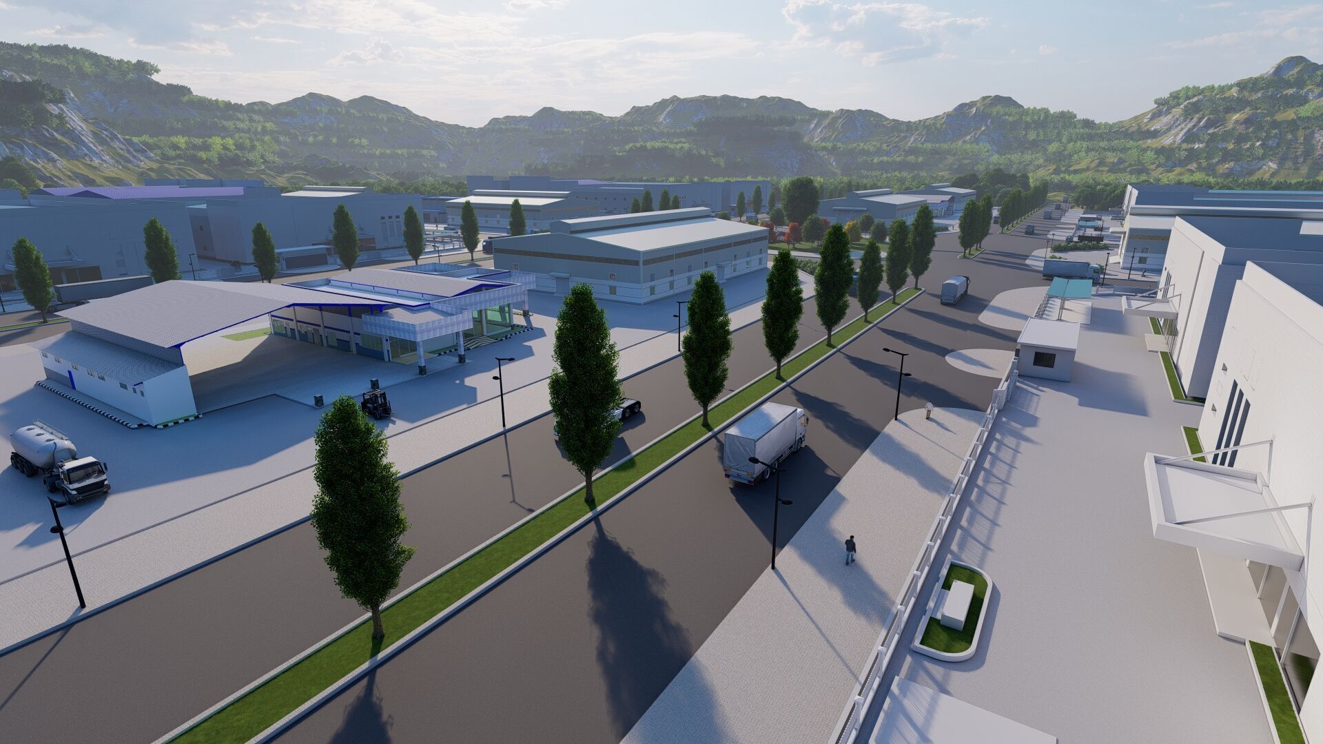 Industrial Factory-Factory building  3D model_19