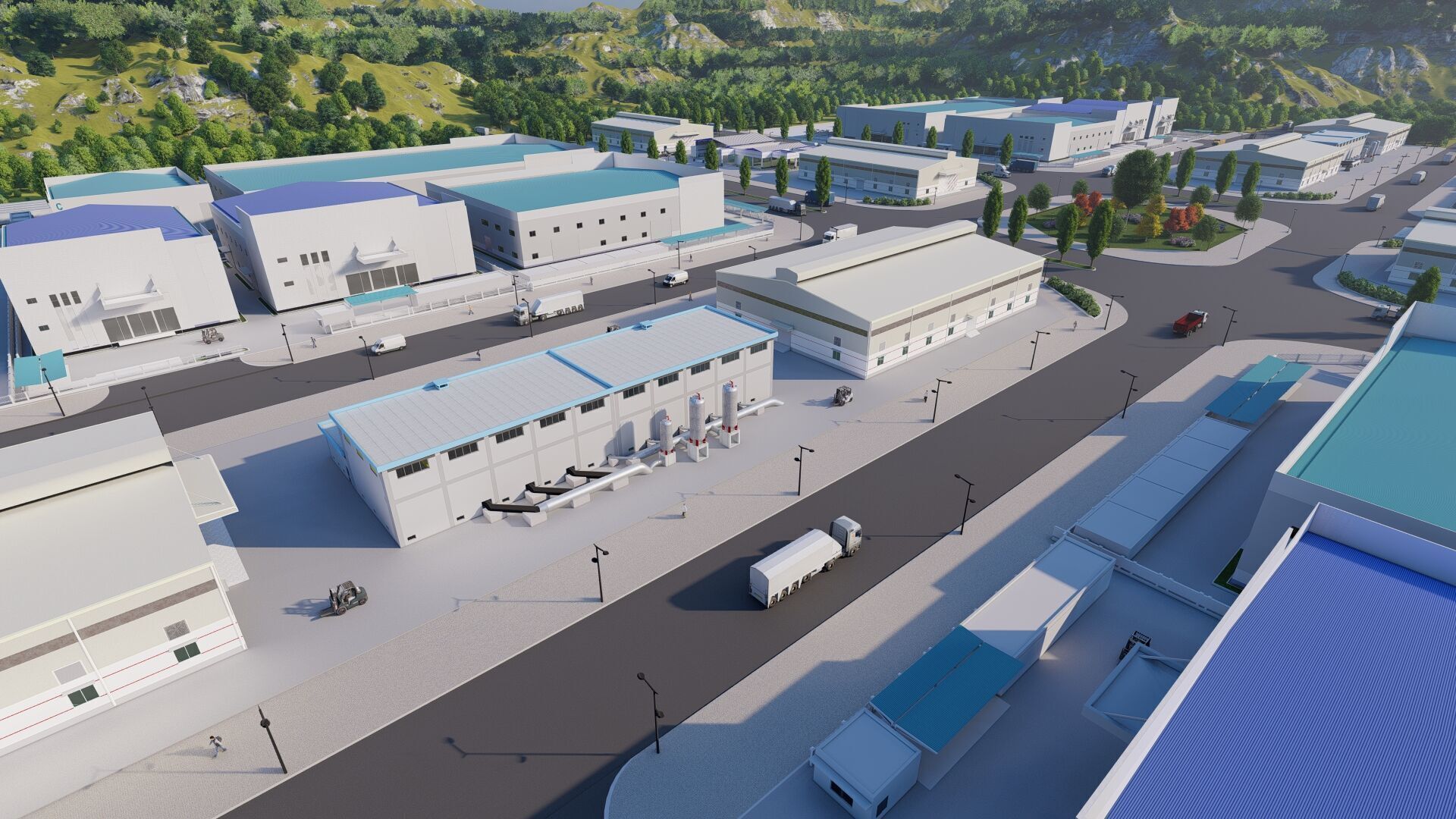 Industrial Factory-Factory building  3D model_29