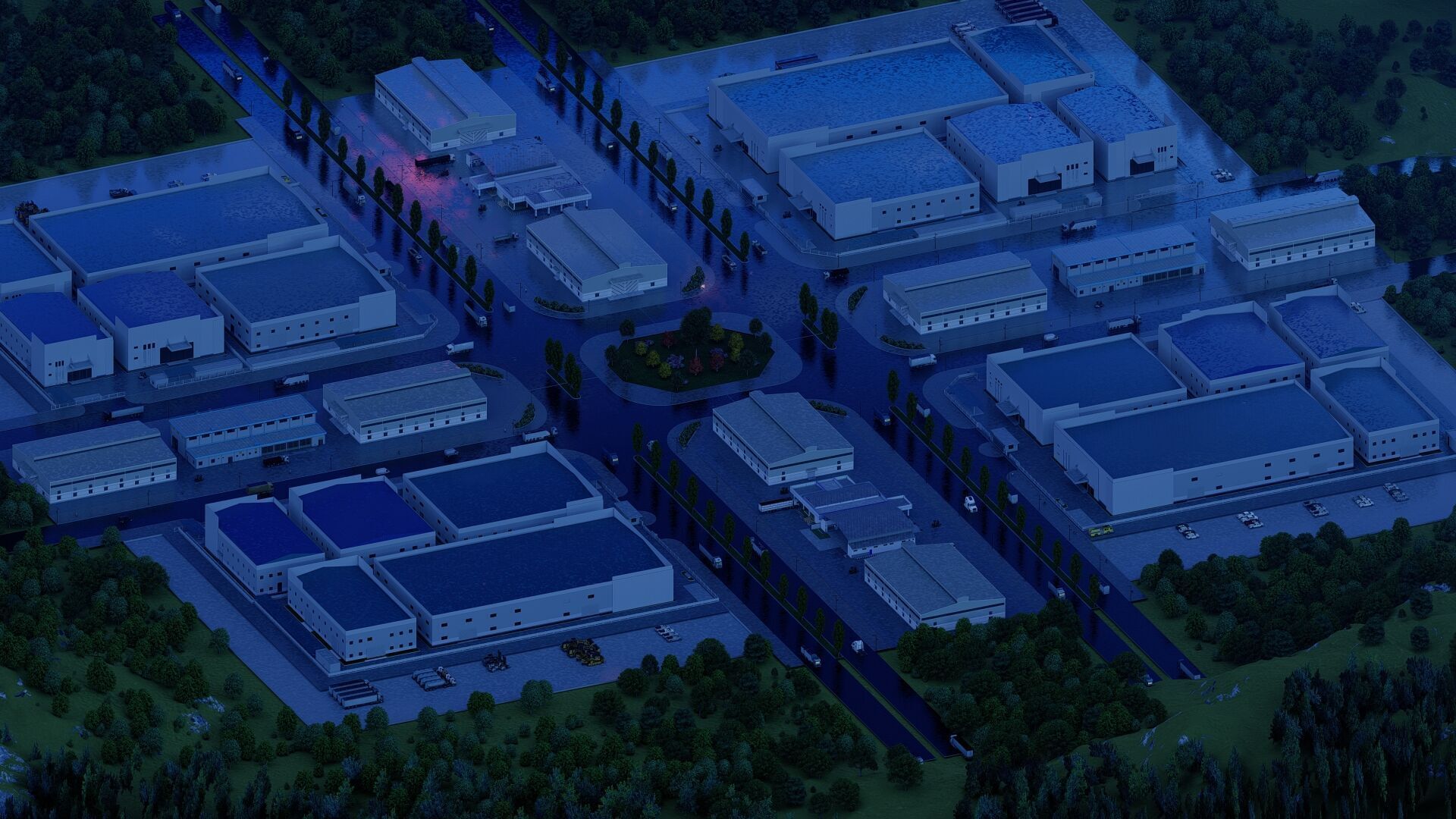 Industrial Factory-Factory building  3D model_9