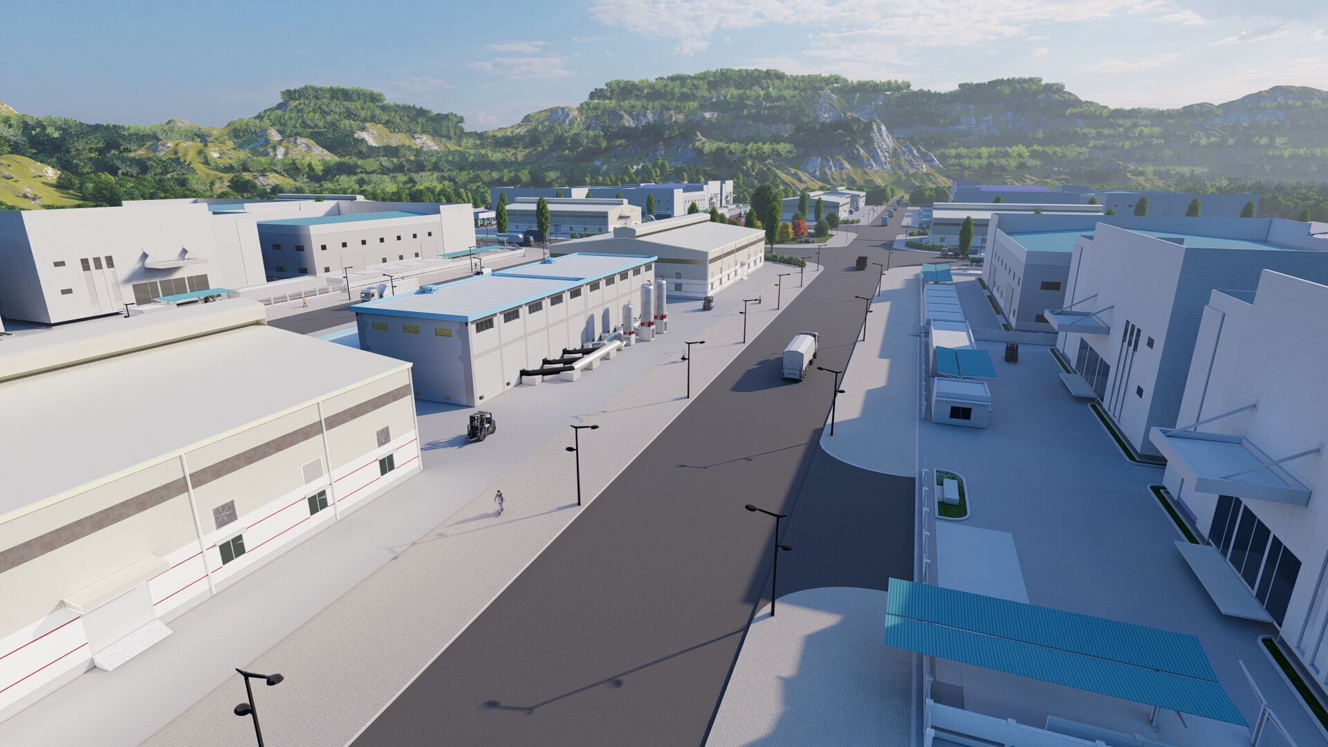 Industrial Factory-Factory building  3D model_16