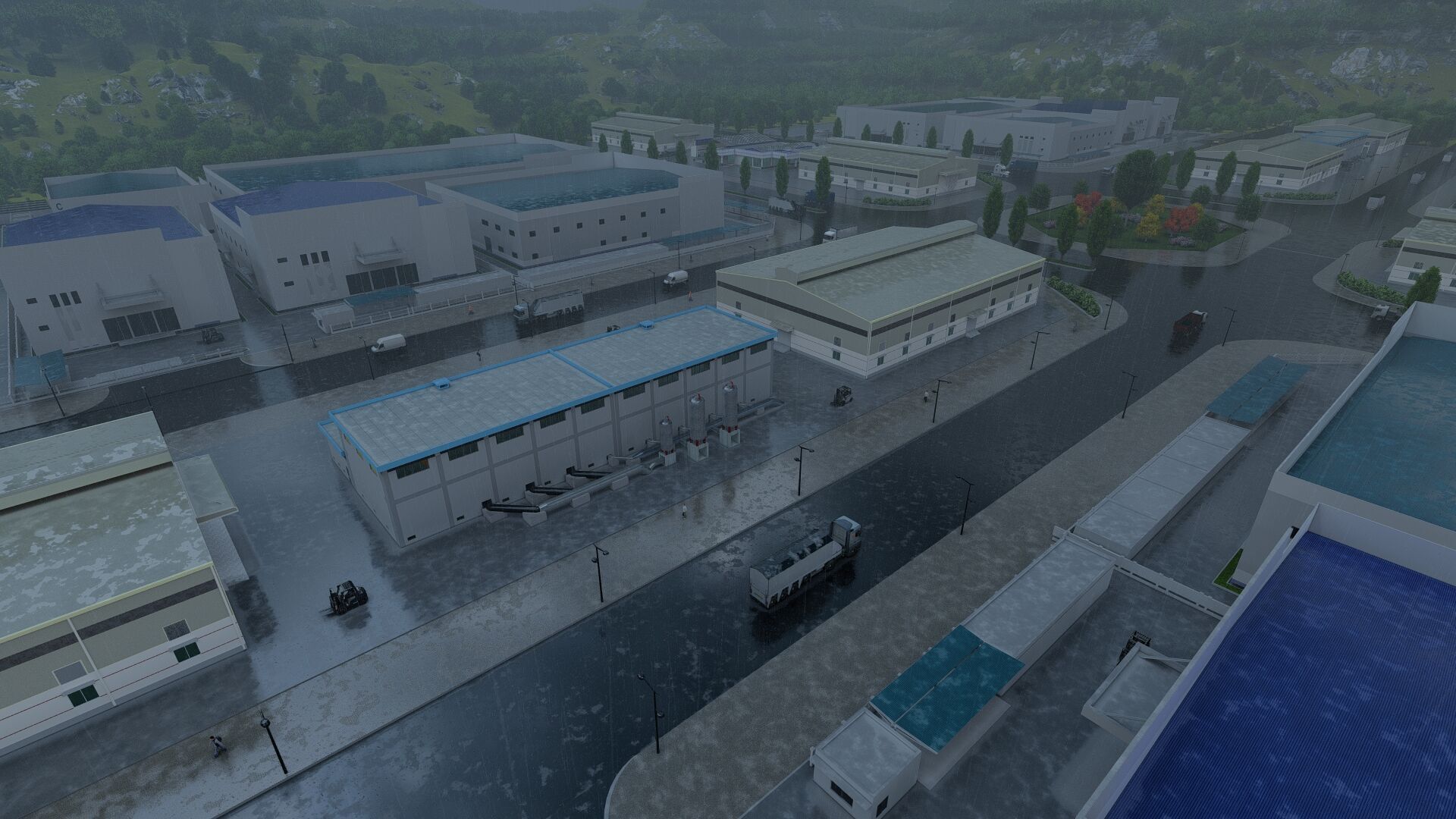 Industrial Factory-Factory building  3D model_17