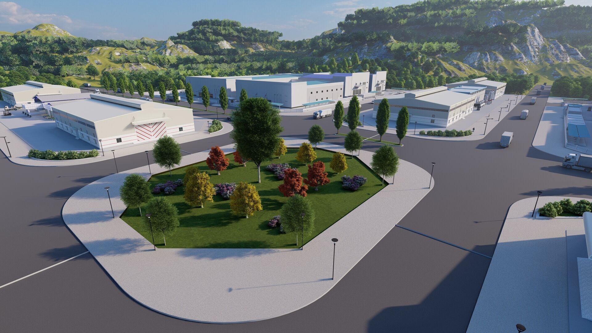 Industrial Factory-Factory building  3D model_14