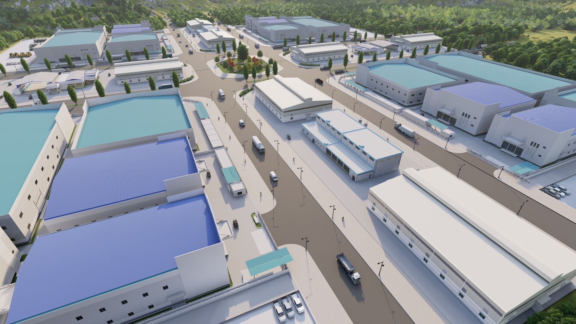 Industrial Factory-Factory building  3D model_26