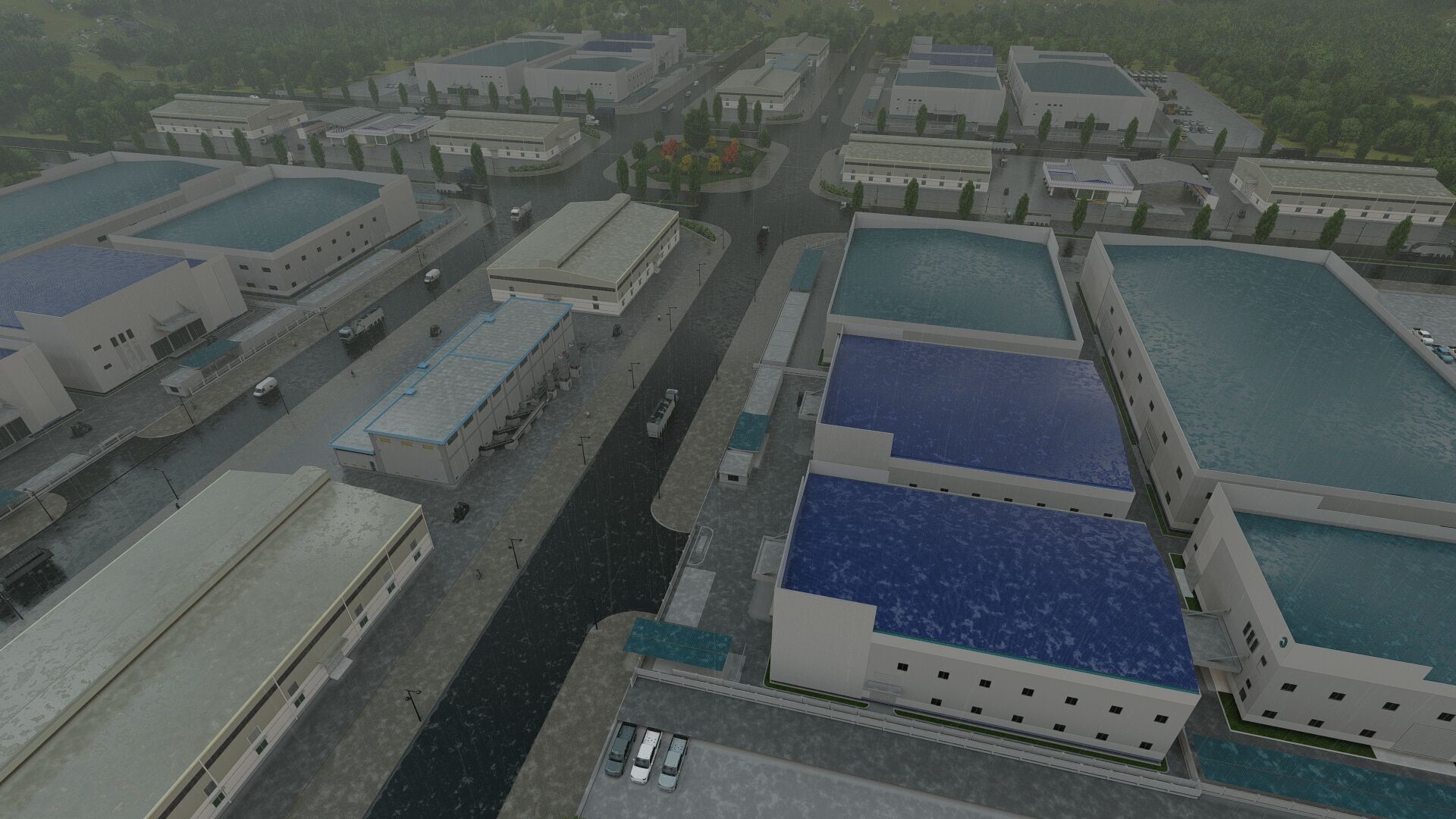 Industrial Factory-Factory building  3D model_25