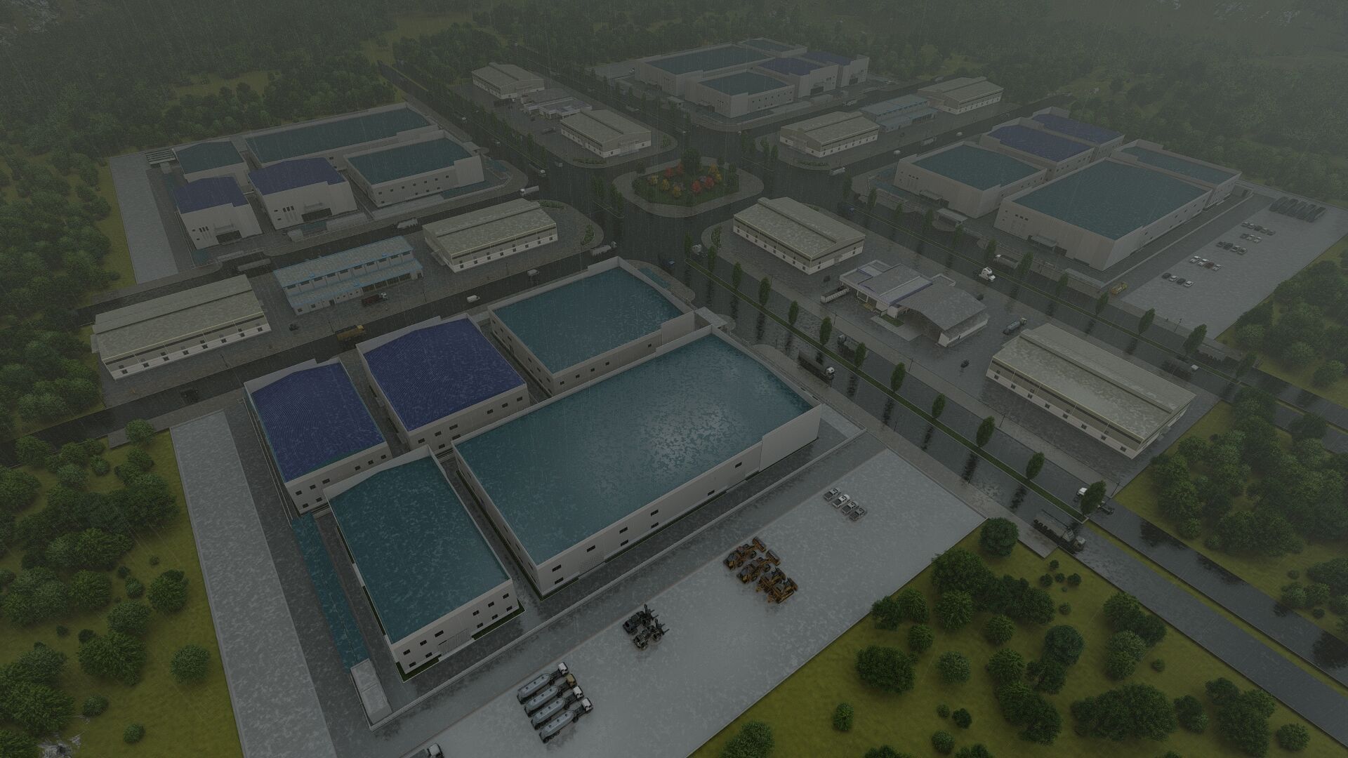 Industrial Factory-Factory building  3D model_21