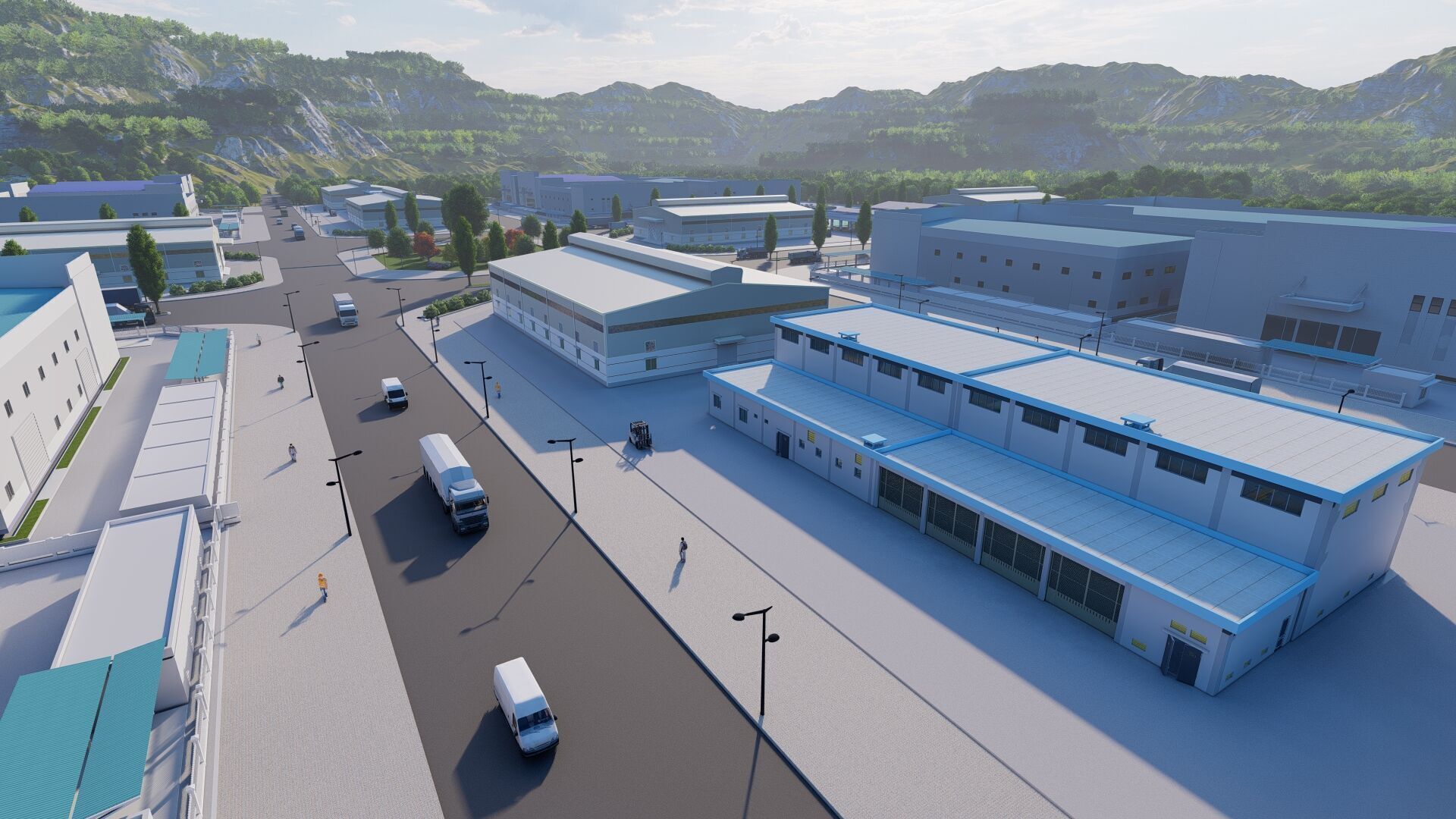 Industrial Factory-Factory building  3D model_13