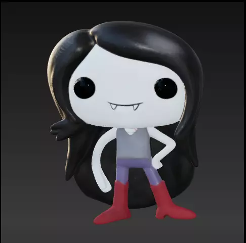 Marceline funko pop Free 3D print model_0