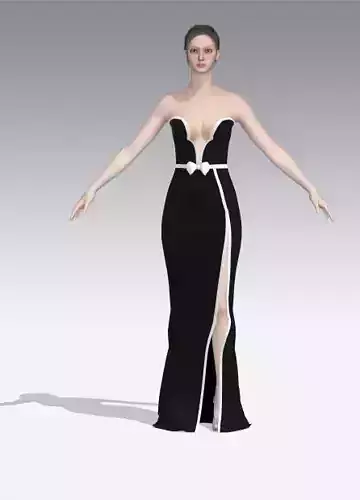 dress scallop neckline 