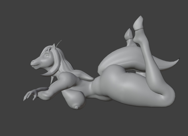 RAIN NSFW 3D print model_1